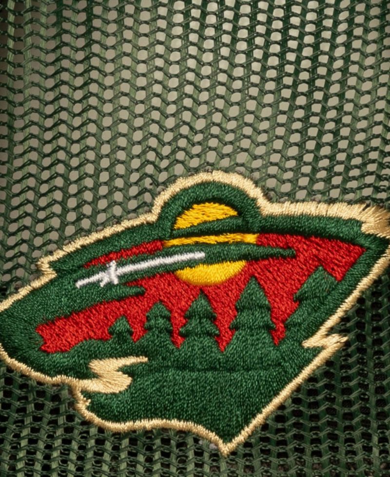 Men's Green Minnesota Wild Head Coach Trucker Adjustable Hat