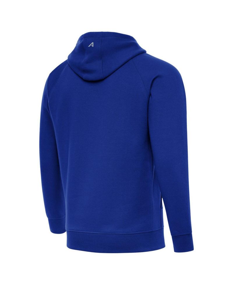 Men's Royal Buffalo Bills Brushed Carbon Victory Pullover Hoodie