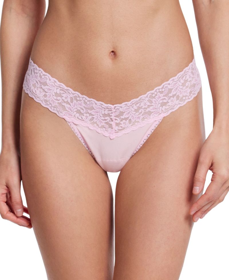 Women's Holiday Lace Low-Rise Thong