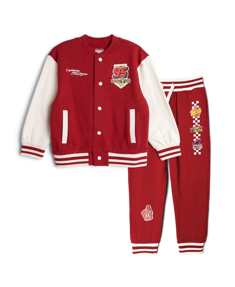 Little Boys (5-12) Fleece Varsity Jacket and Pants Set