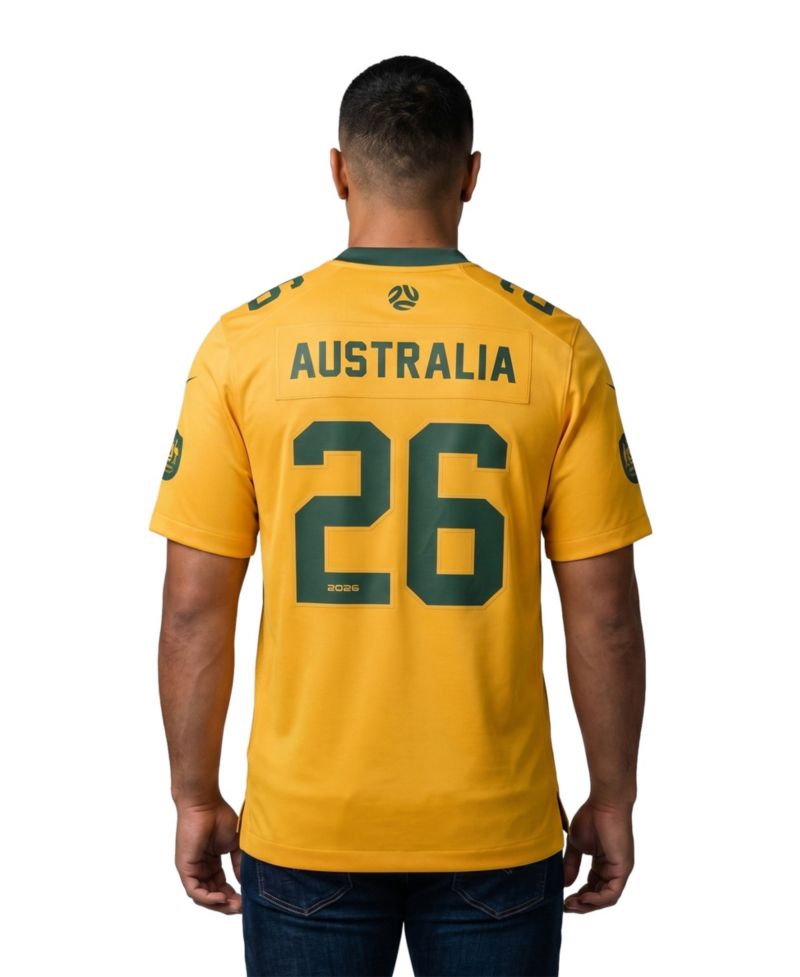 Men's Gold Australia National Team x NFL Game Jersey