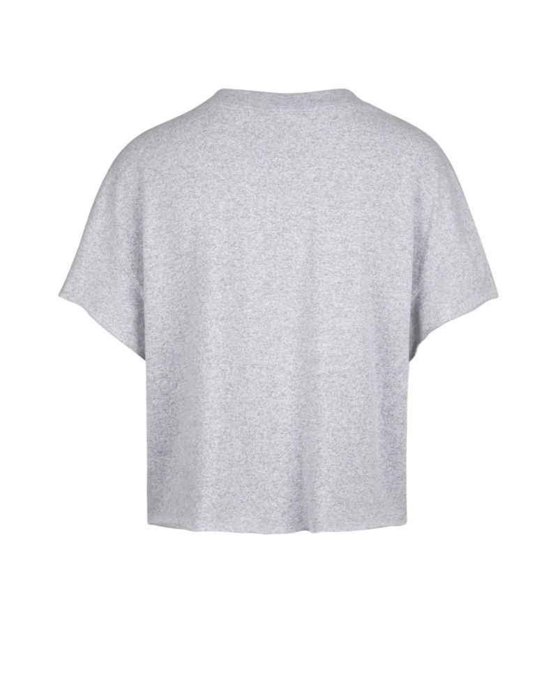 Women's Gray Florida State Seminoles Banners Out Oversized Notch-Neck T-Shirt
