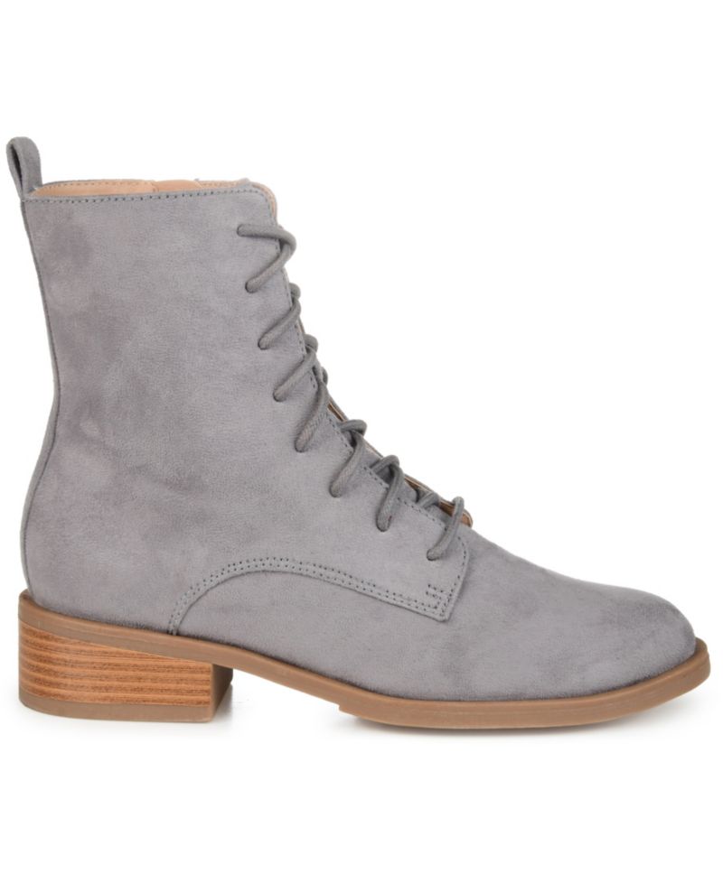 Women's Vienna Lace Up Stacked Heel Booties
