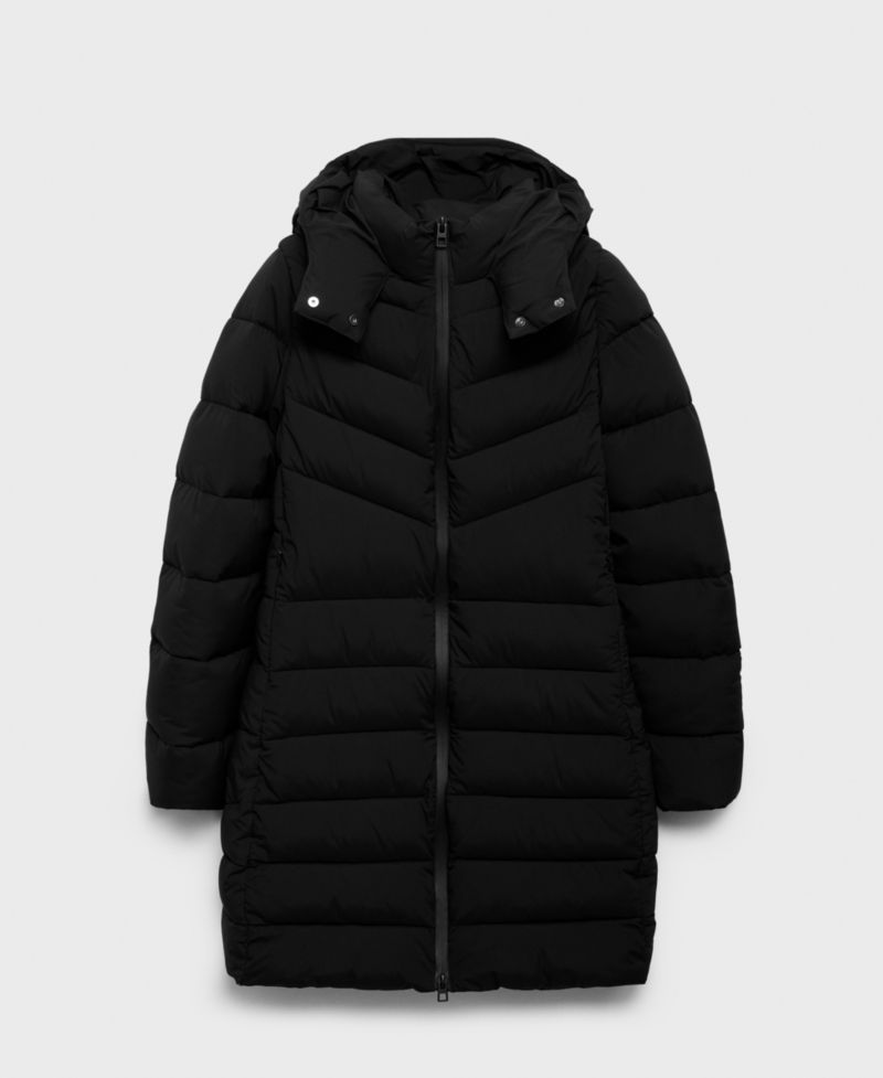 Women's Hood Midi Quilted Anorak