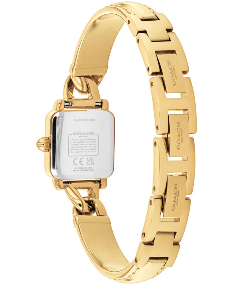 Women's Cass Gold-Tone Stainless Steel Bangle Bracelet Watch 18mm