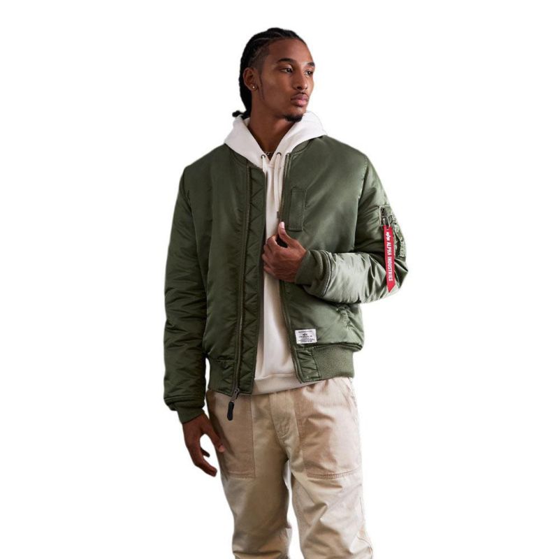 Big & Tall Men Ma-1 Mod Flight Jacket