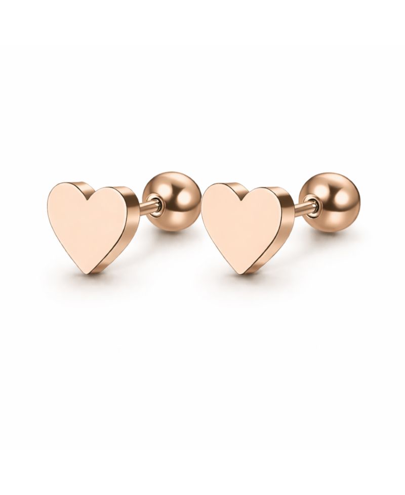 Heart Stud Earrings