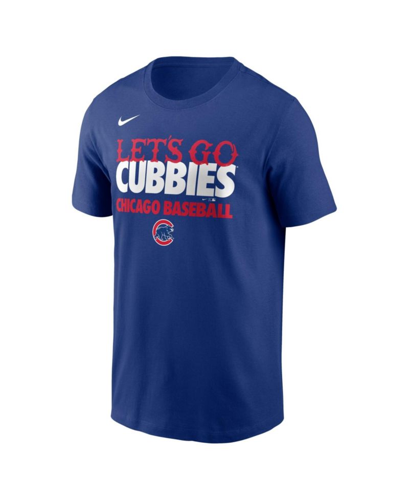 Men's Royal Chicago Cubs City Connect Handwriting Club T-Shirt