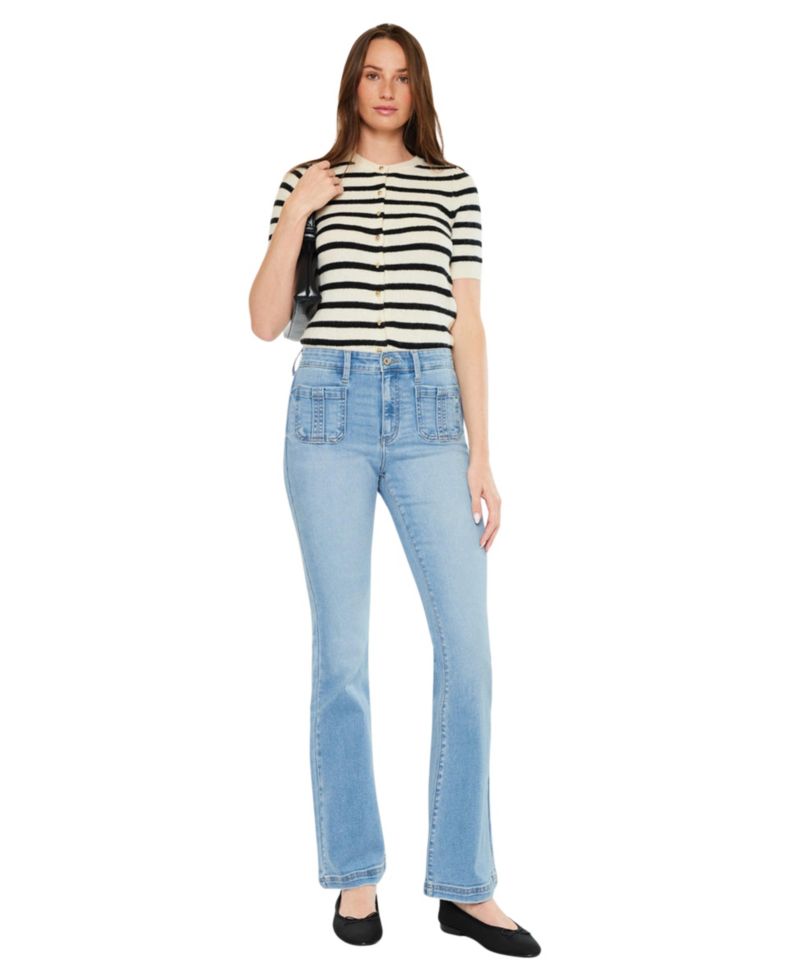 Women's USA Juniors' Lux High Rise Bootcut Jeans
