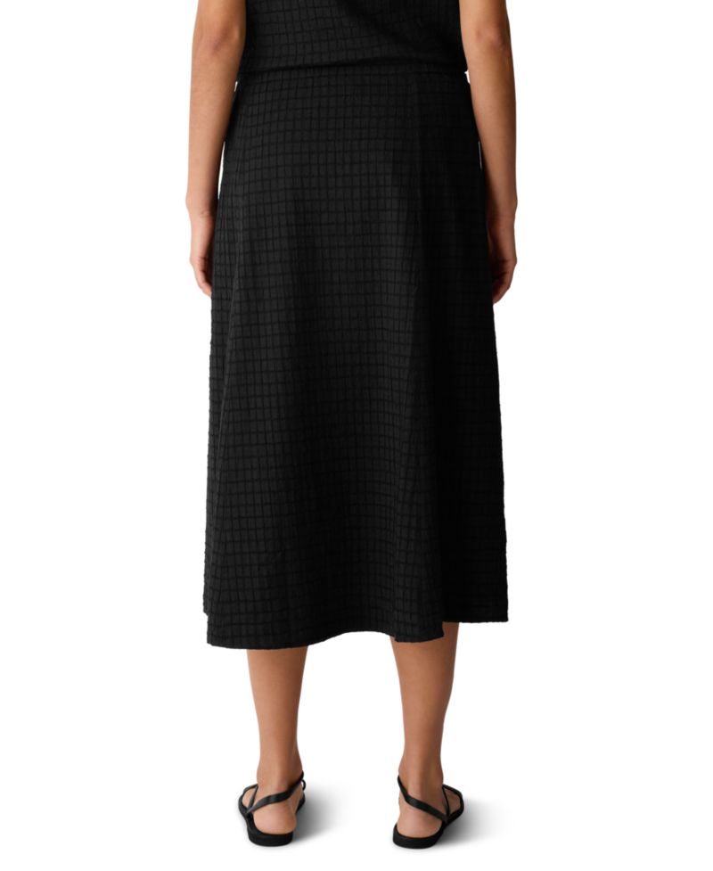 Eileen Fisher Petite A-Line Flared Midi Skirt
