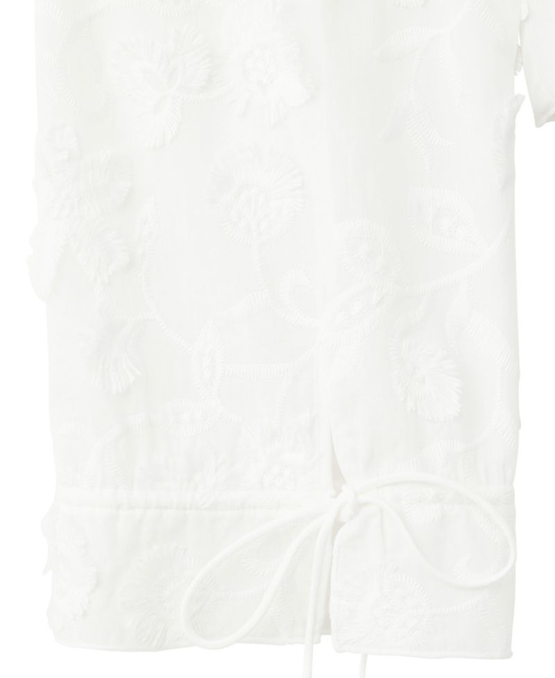 Women's Long-Sleeve Floral V-Neck Blouse