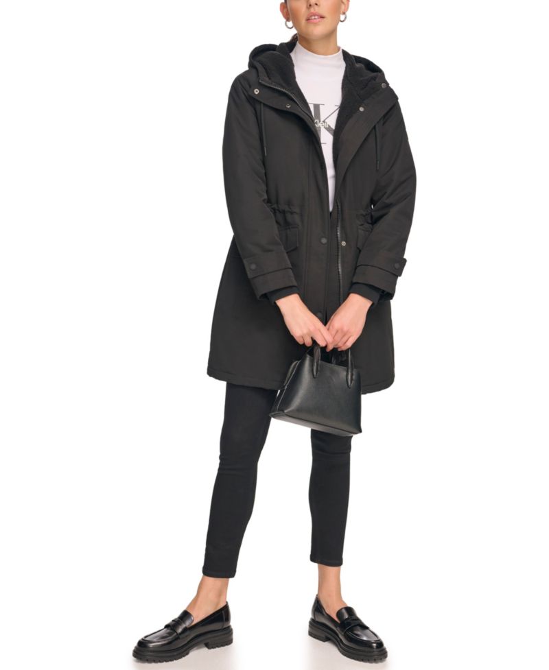 Women's Hooded Anorak Coat