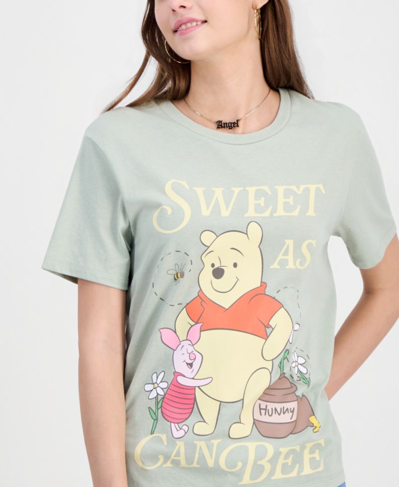 Juniors' Winnie The Pooh Crewneck Tee