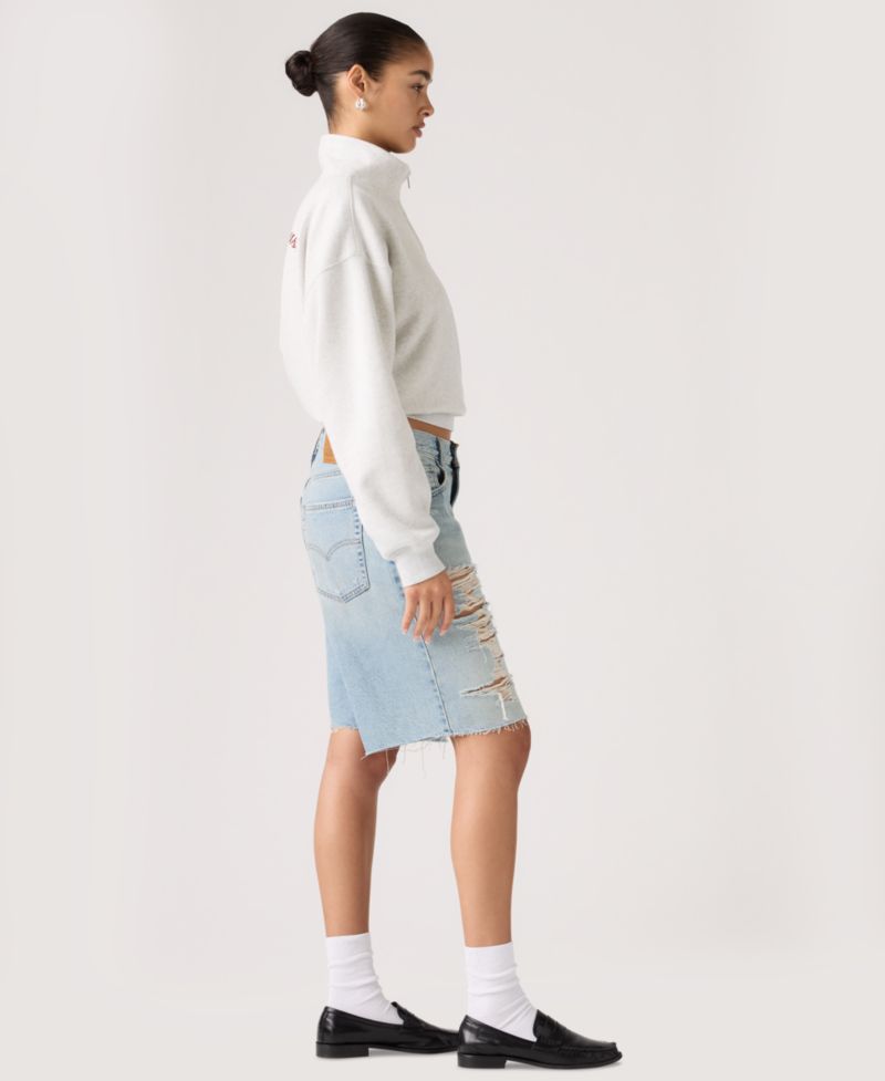 Premium Women's Baggy Dad Mid-Rise Jorts