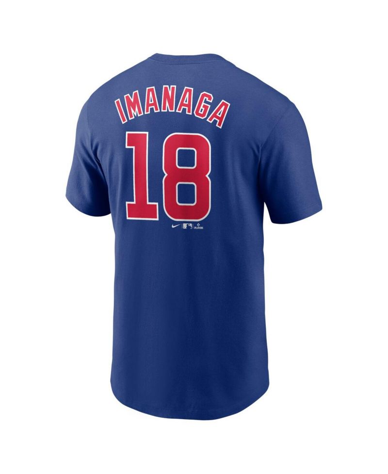 Men's Shota Imanaga Royal Chicago Cubs Fuse Name & Number T-Shirt