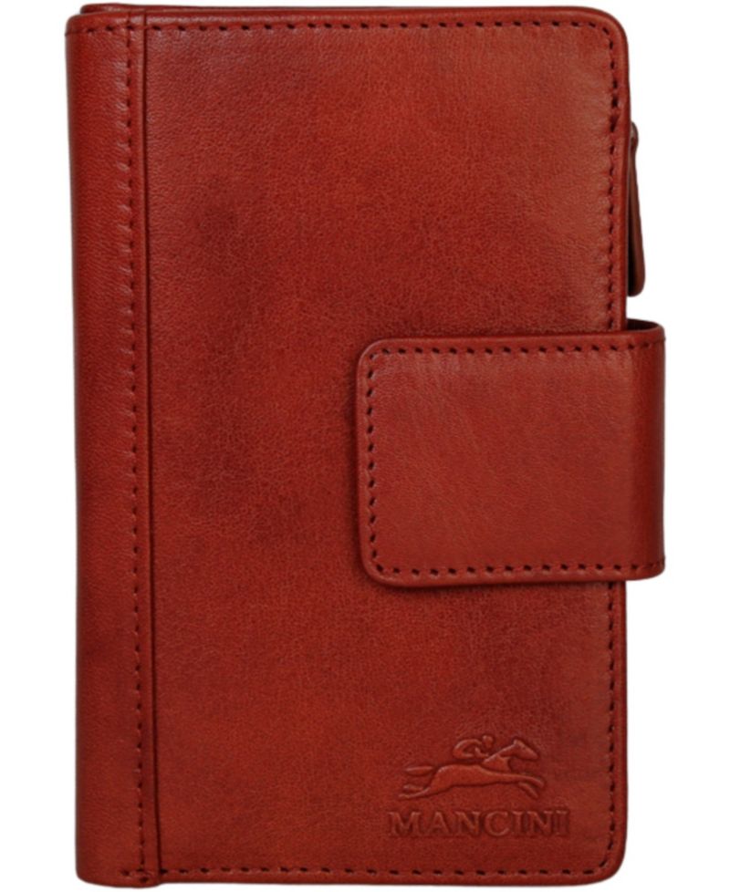 Pelle D'oro RFID Secure Snap Trifold Wallet