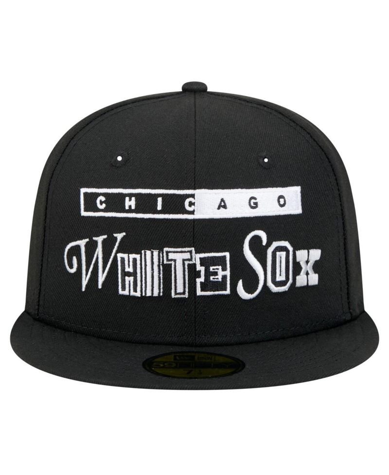 Men's Black Chicago White Sox Ransom 59FIFTY Fitted Hat