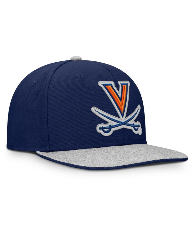 Men's Navy Virginia Cavaliers Loden Snapback Hat