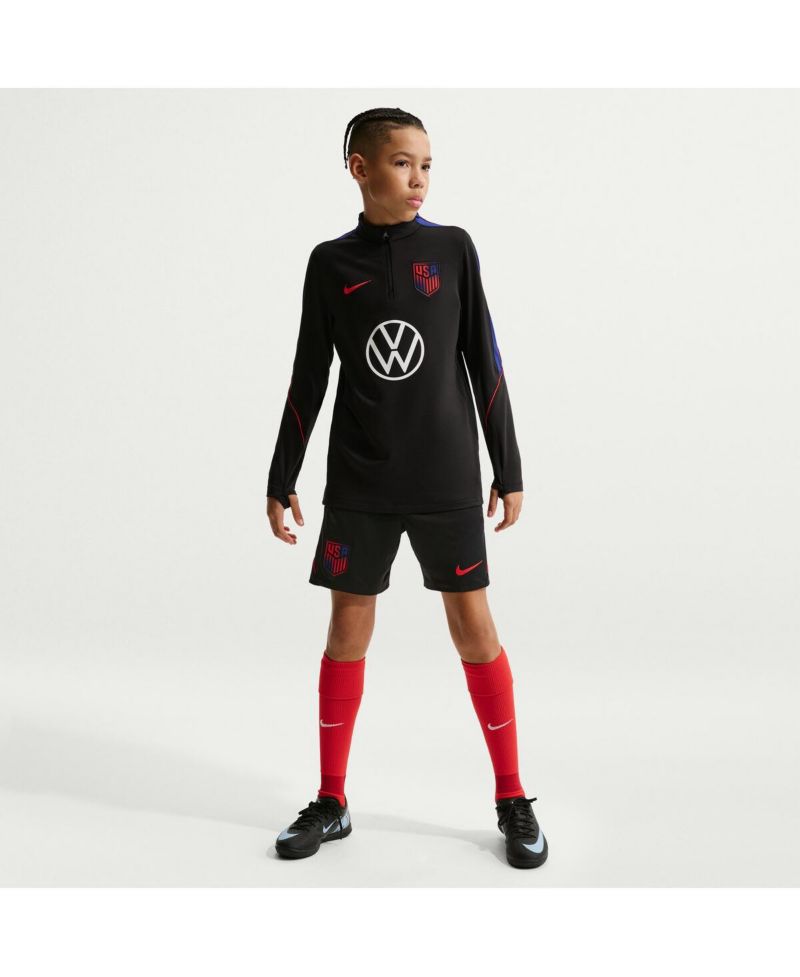 Big Boys and Girls Black USMNT 2026 Strike Dri-FIT Shorts
