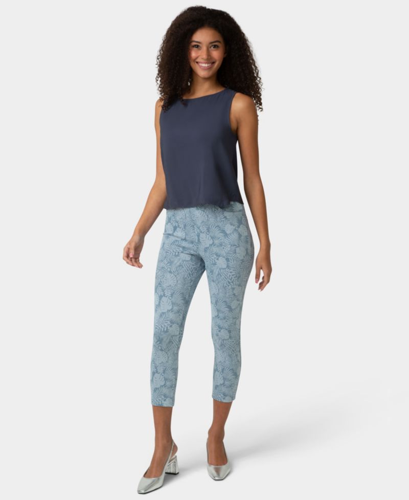 Women's Ultra Soft Denim High-Waist Capri Pant