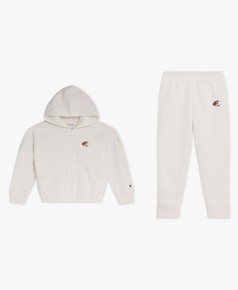 Girls' 4-16 Full-Zip Hoodie and Joggers, 2-Piece Set