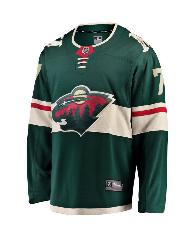 Men's Brock Faber Green Minnesota Wild Home Breakaway Player Jersey