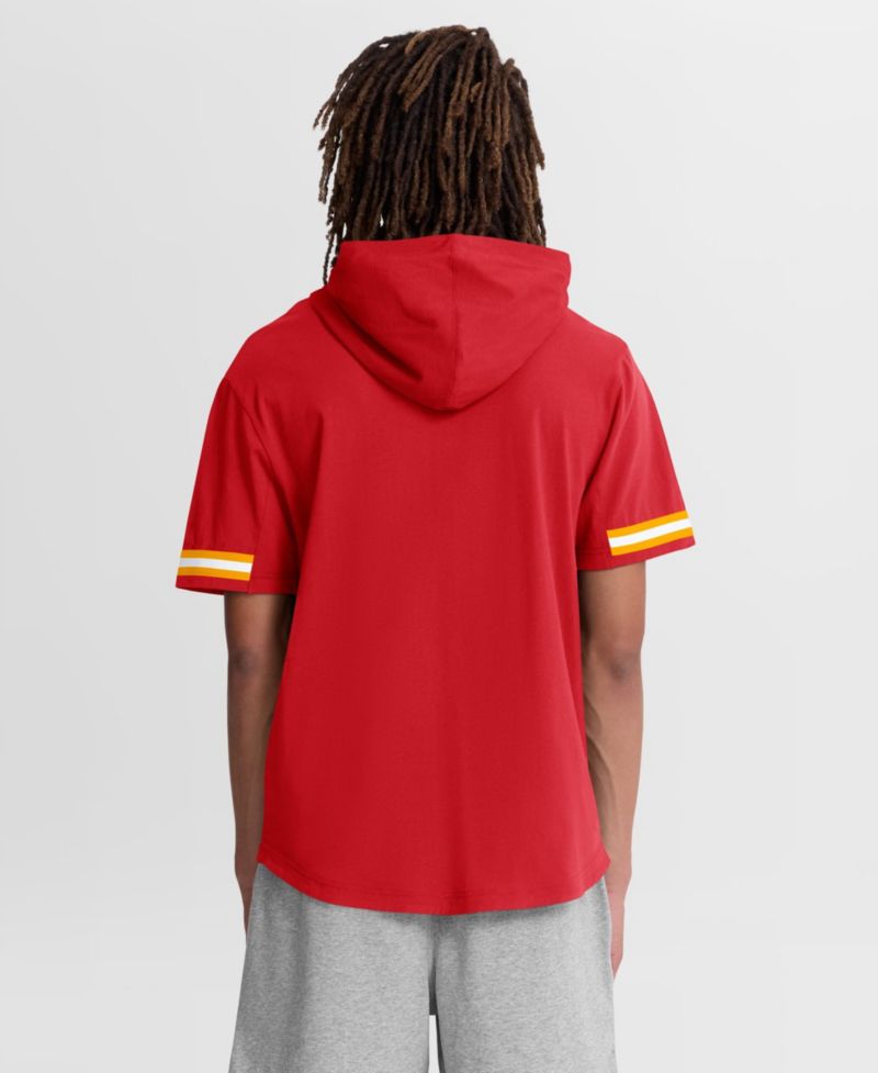 Men's Kansas City Chiefs Optimal Play Classic-Fit Short-Sleeve Hoodie