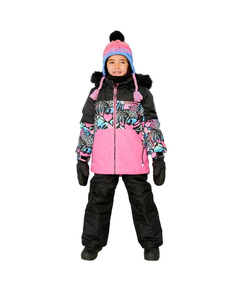 Little and Big Girl's (6-14) Two Piece Play Snowsuit