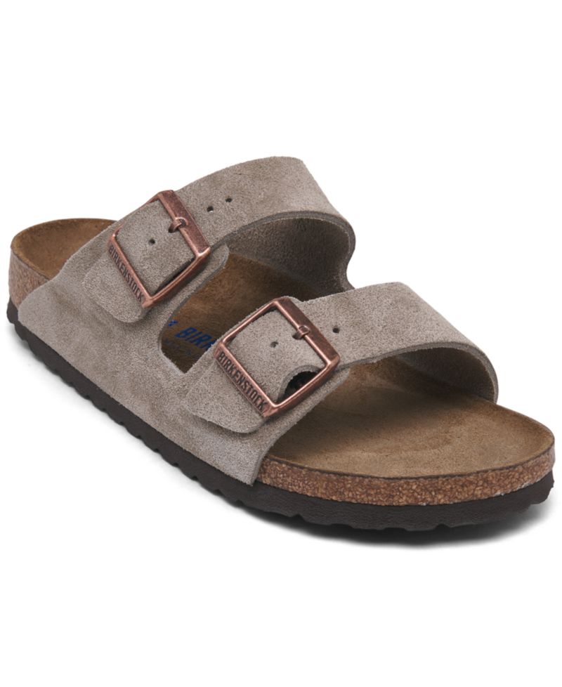 Women's Arizona Soft Footbed Suede Leather Sandals from Finish Line