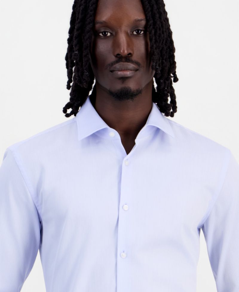 HUGO by Men's Kenno Slim-Fit Solid Dress Shirt