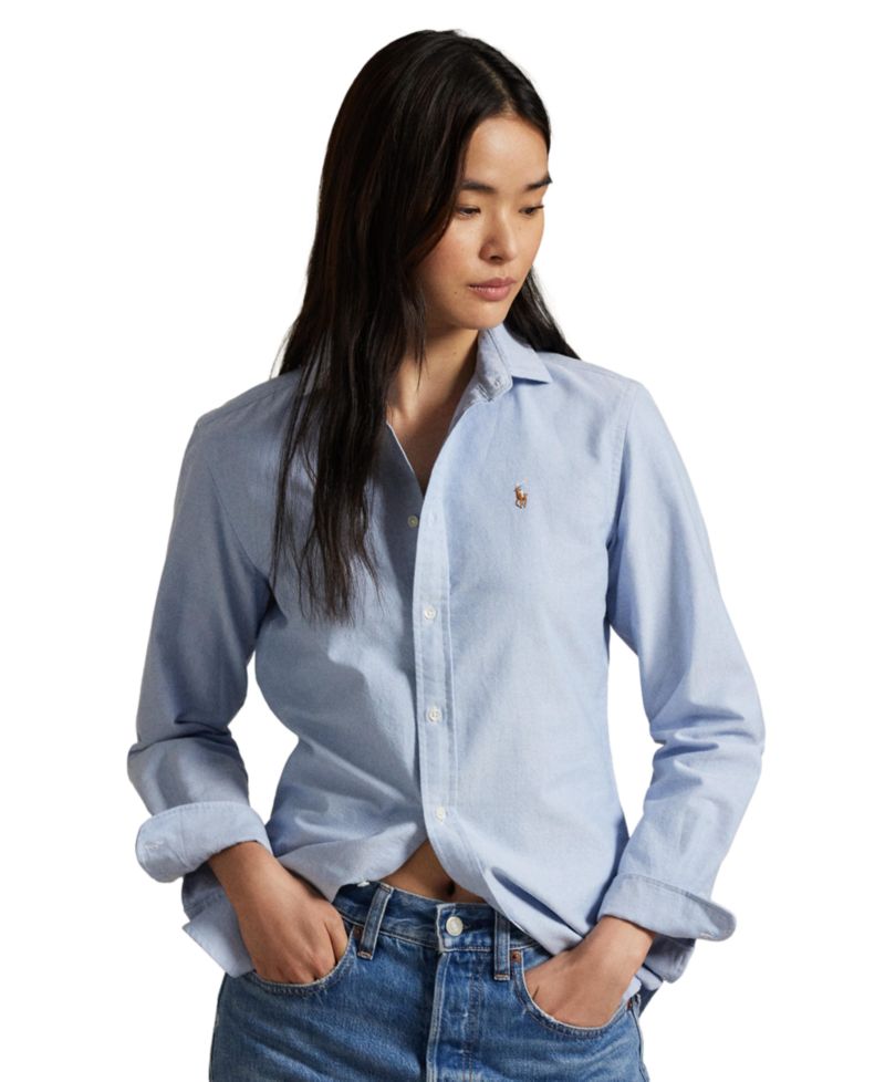 Women's Slim-Fit Oxford Shirt