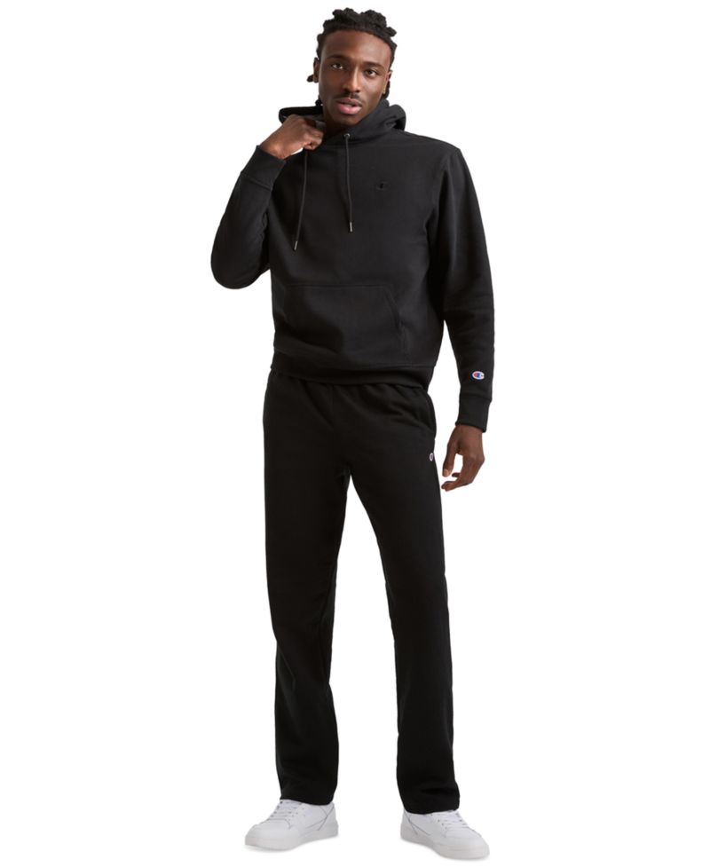 Men's Powerblend Open-Bottom Fleece Sweatpants