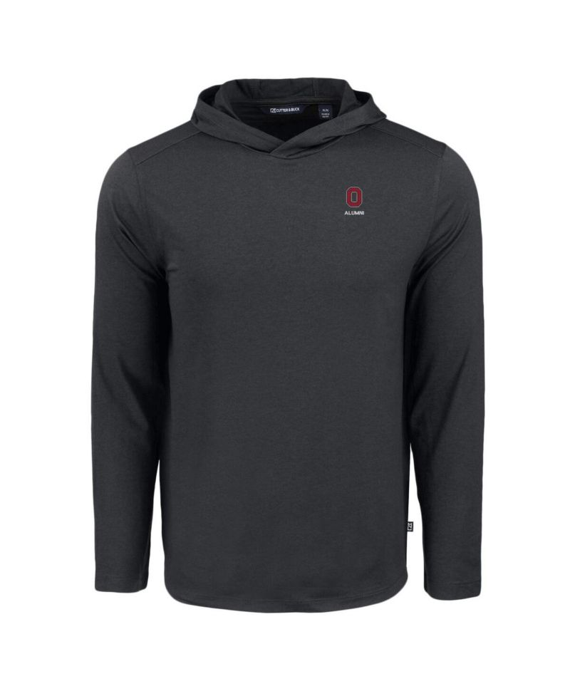 Men's Black Ohio State Buckeyes Coastline Epic Comfort Eco Long Sleeve Hoodie T-Shirt