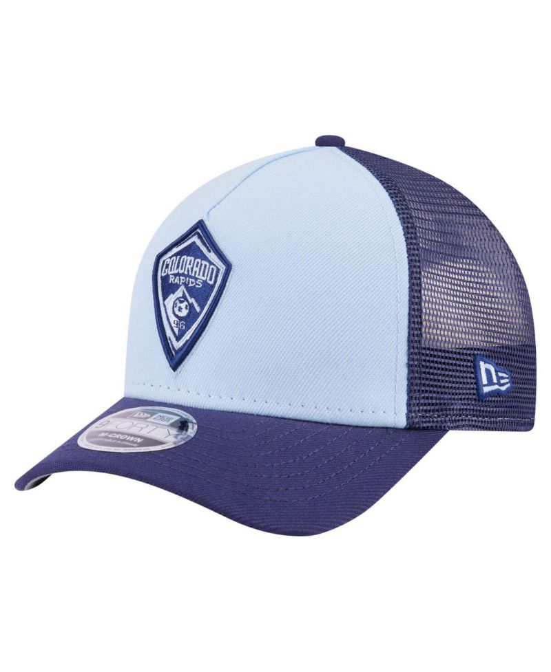 Men's Light Blue Colorado Rapids Color Pack 9FORTY A-Frame Adjustable Trucker Hat