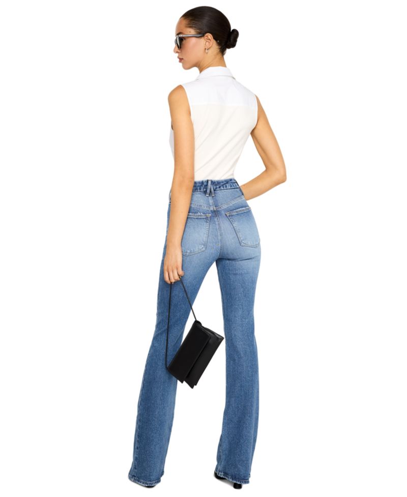 Petite High-Rise Bootcut Jeans