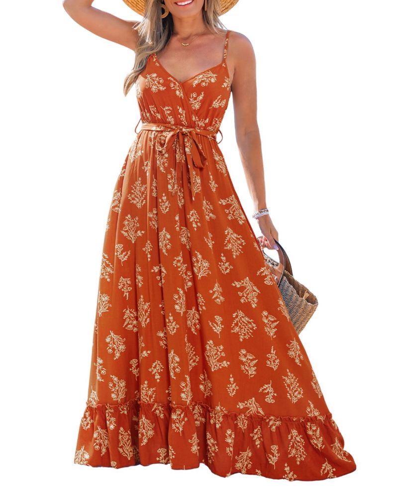 Women's Lighthearted Love Ornate Maxi Beach Dress