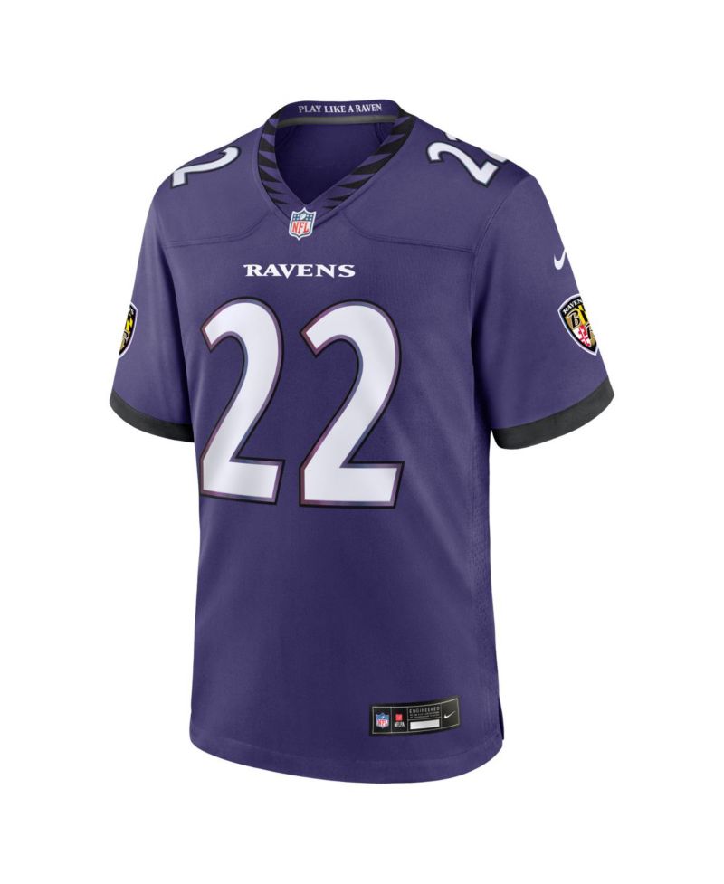 Men's Derrick Henry Purple Baltimore Ravens Team Game Jersey