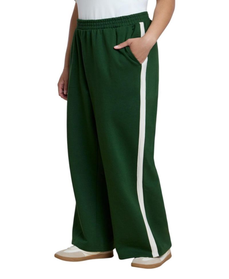 Women's Plus Size Stripe Detail Sweatpant