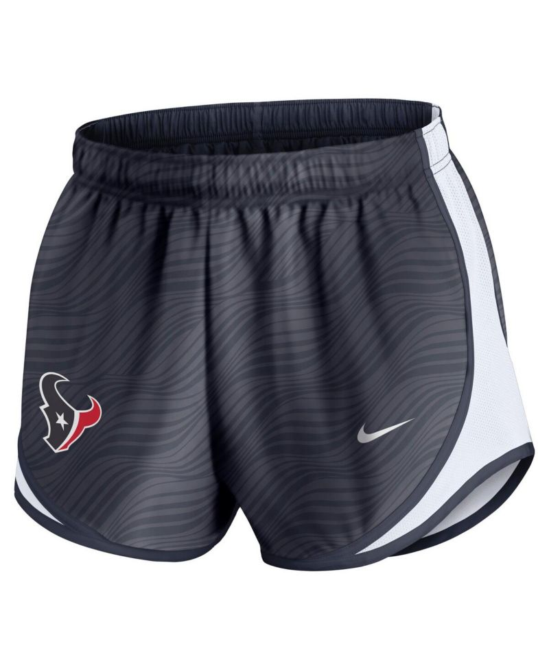 Women's Navy Houston Texans Tempo Performance Shorts