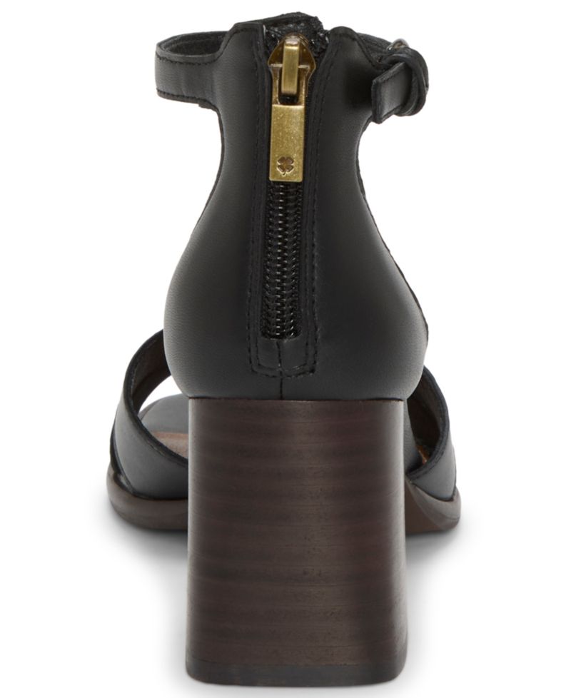 Women's Herrika Stacked Heel Crisscross Dress Sandals