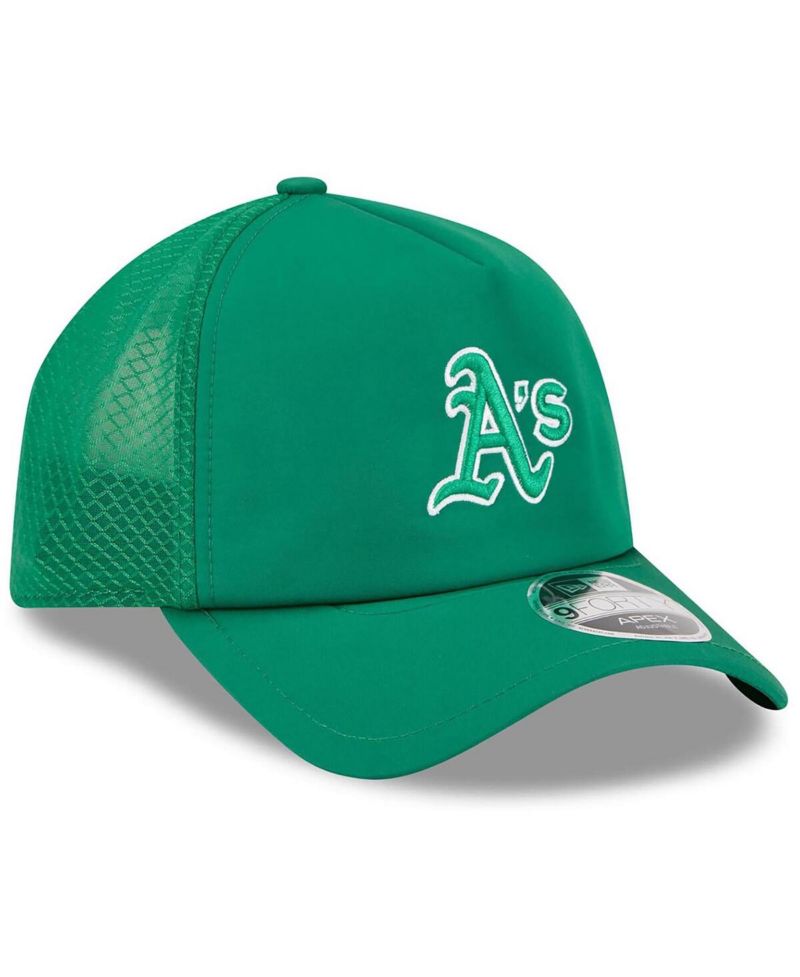 Men's Kelly Green Athletics 2026 Batting Practice Alternate Apex 9FORTY Adjustable Hat