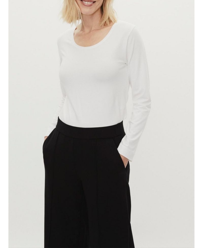 Women's Mid-Rise Cropped Wide-Leg Trousers