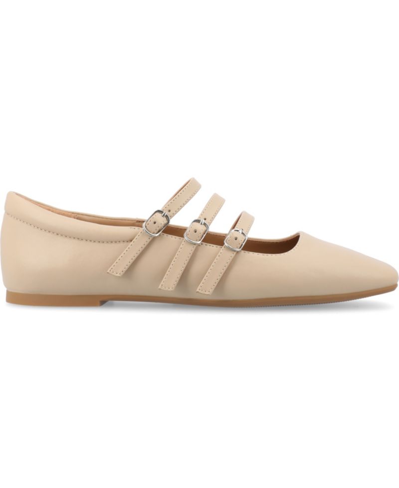 Women's Darlin Multi Strap Mary Jane Square Toe Flats
