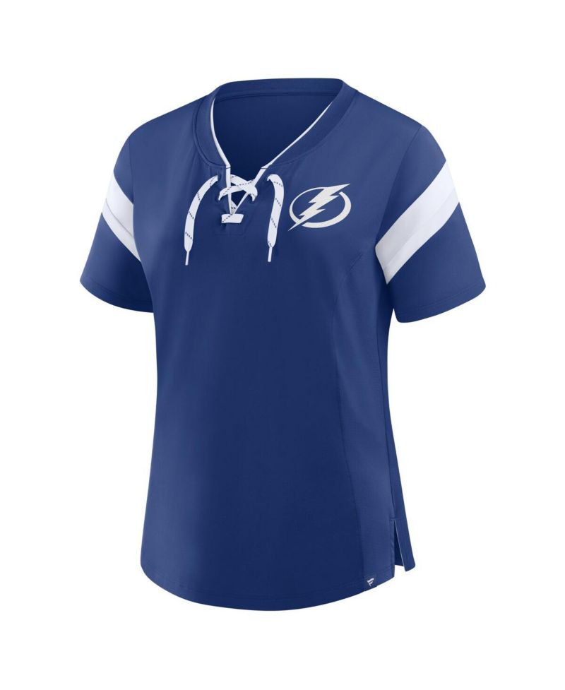 Women's Blue Tampa Bay Lightning Offside Athena T-Shirt