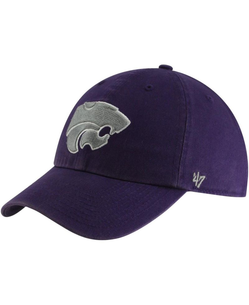 Men's Purple Kansas State Wildcats Vintage Clean Up Adjustable Hat