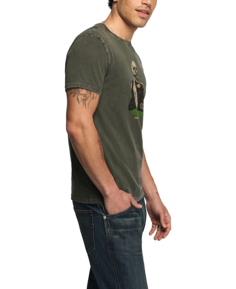 Men's Dead Man's Hand Graphic Crew Neck T-Shirt