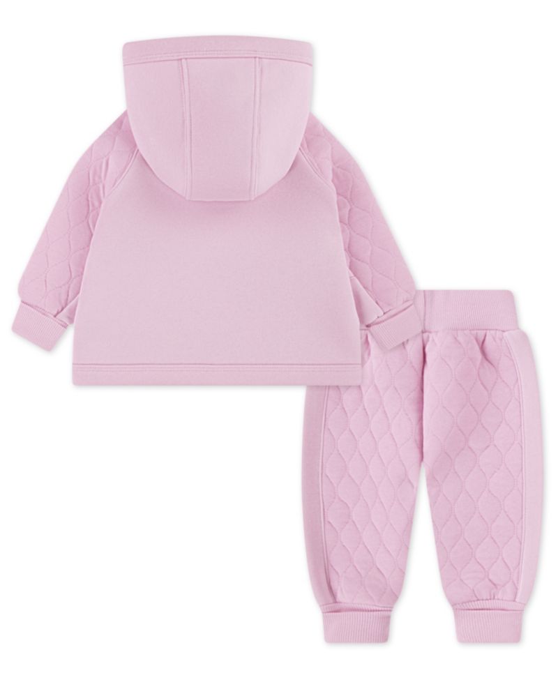 Baby Girls' Long-Sleeve Jacket and Joggers, 2-Piece Set