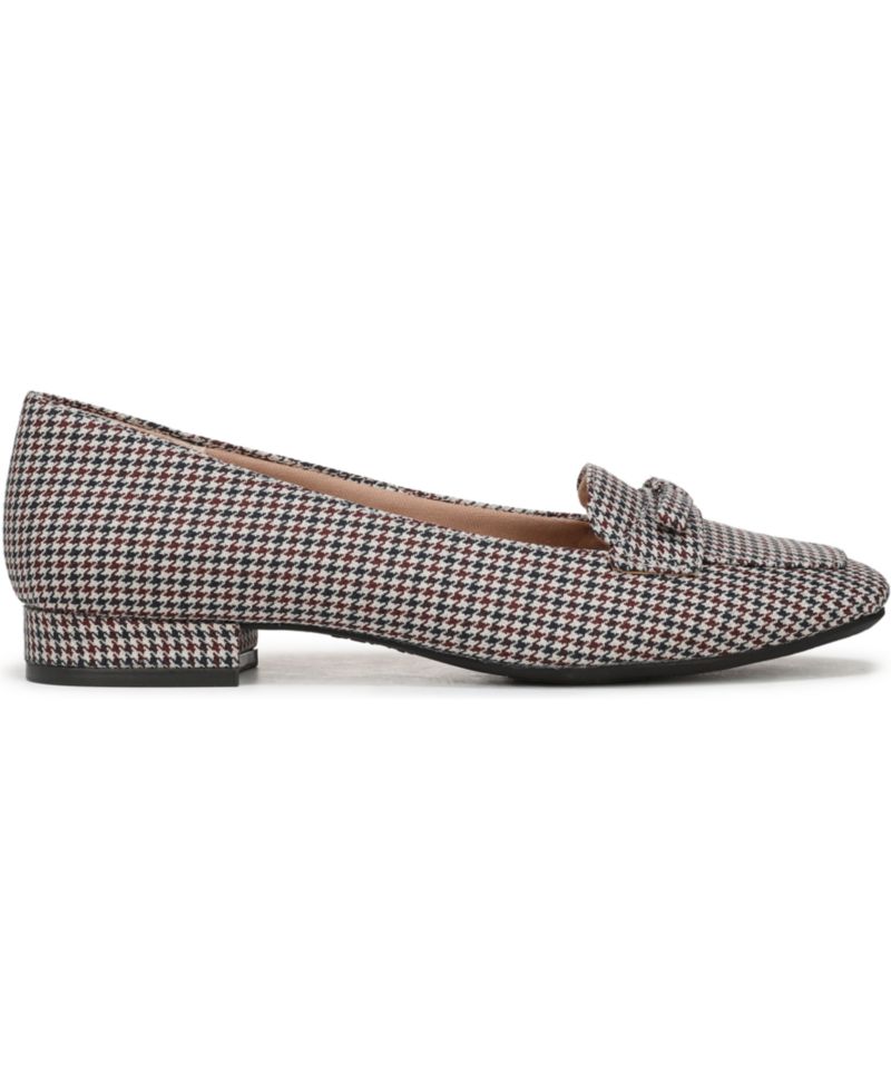 Women's Claudine Square Toe Block Heel Ballerina Flats