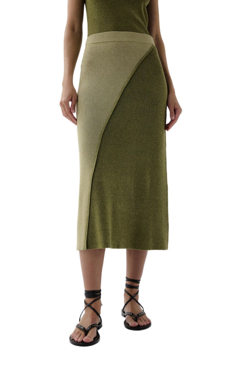 Women's Lurex Duo Knit Skirt