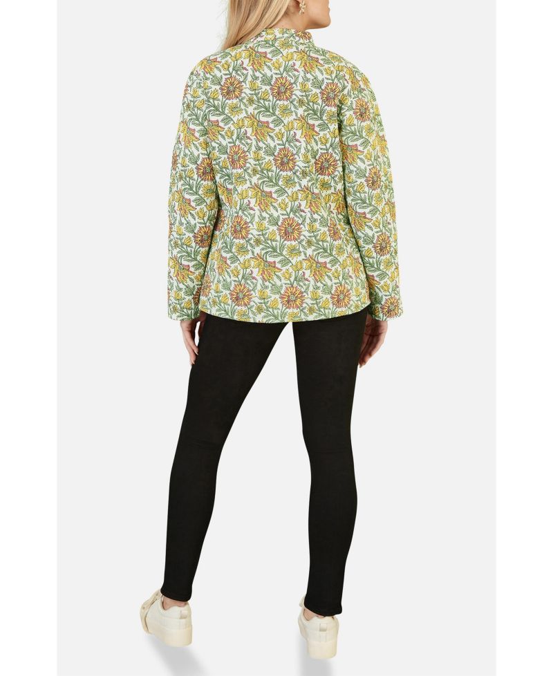 Women's Sunflower Reversible Quilted Jacket